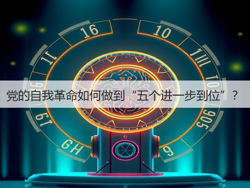 党的自我革命如何做到“五个进一步到位”？