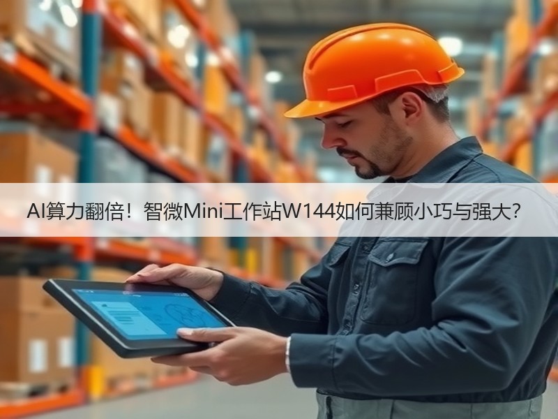 AI算力翻倍！智微Mini工作站W144
