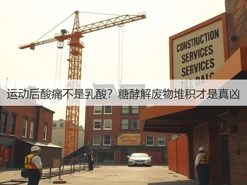 运动后酸痛不是乳酸？糖酵解废物堆积才是真