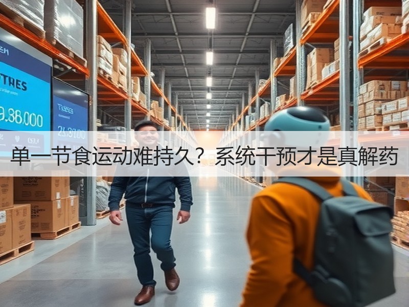 单一节食运动难持久？系统干预才是真解药
