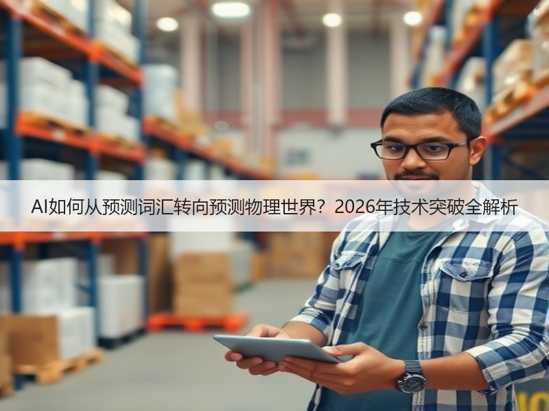 AI如何从预测词汇转向预测物理世界？20