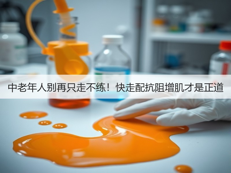 中老年人别再只走不练！快走配抗阻增肌才是