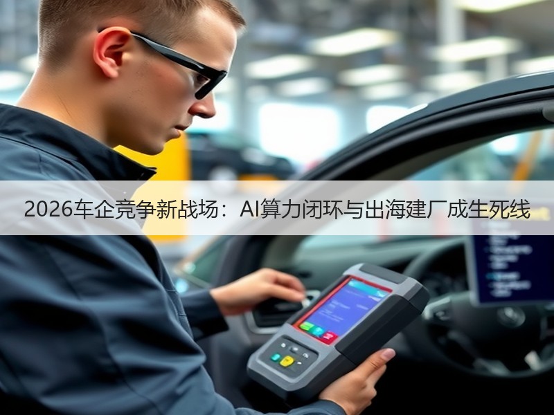 2026车企竞争新战场：AI算力闭环与出