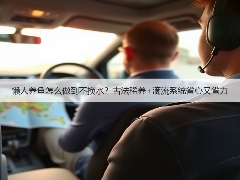 懒人养鱼怎么做到不换水？古法稀养+滴流系