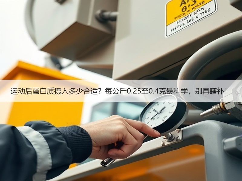 运动后蛋白质摄入多少合适？每公斤0.25