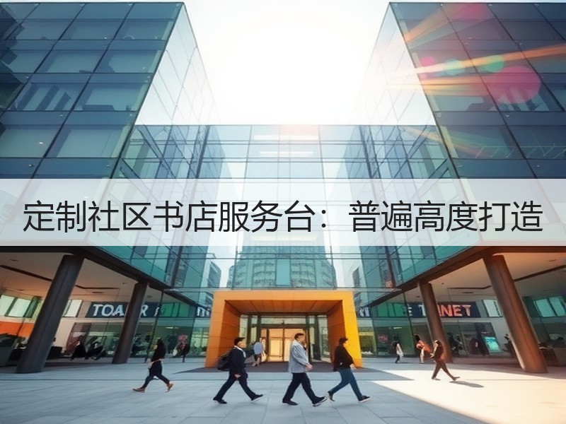 定制社区书店服务台：普遍高度打造