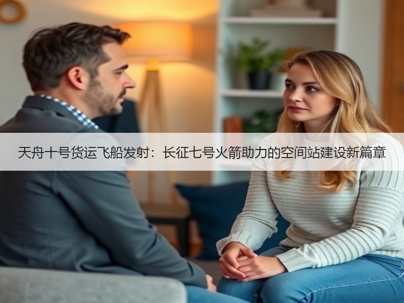 天舟十号货运飞船发射：长征七号火箭助力的