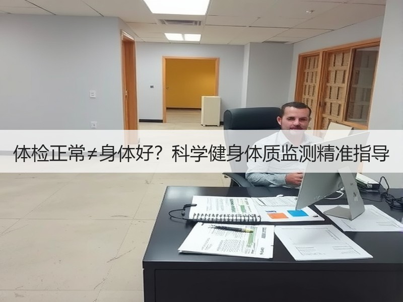体检正常≠身体好？科学健身体质监测精准指