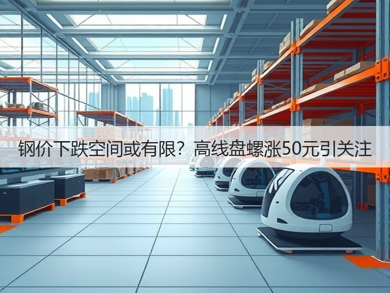 钢价下跌空间或有限？高线盘螺涨50元引关
