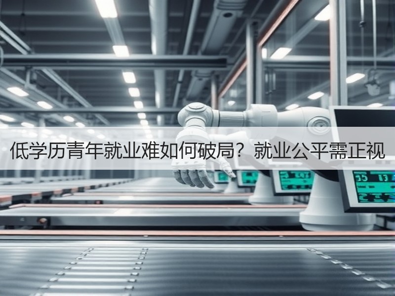 低学历青年就业难如何破局？就业公平需正视