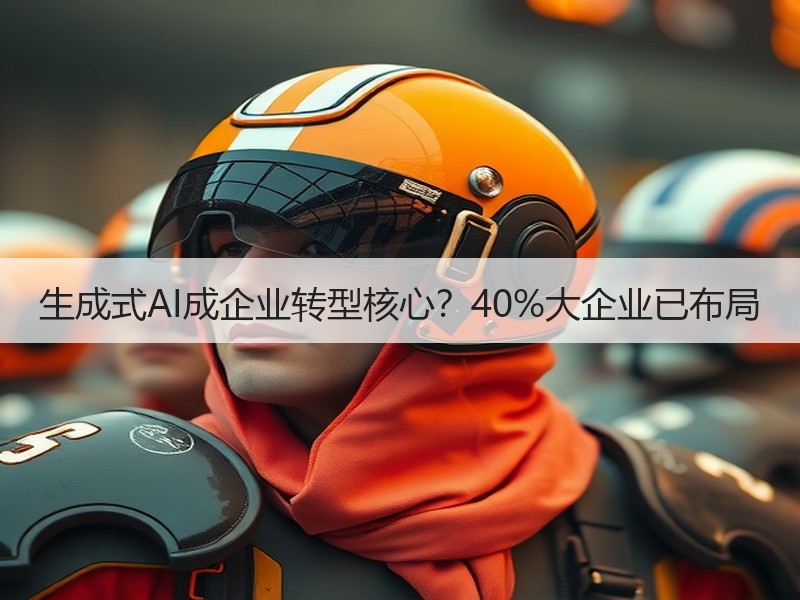 生成式AI成企业转型核心？40%大企业已