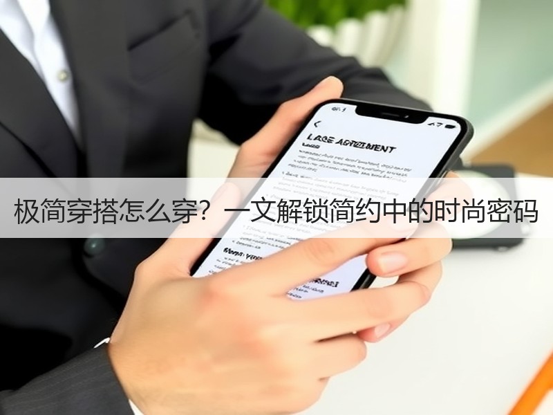 极简穿搭怎么穿？一文解锁简约中的时尚密码