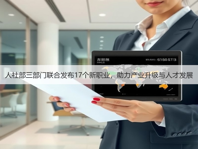 人社部三部门联合发布17个新职业，助力产