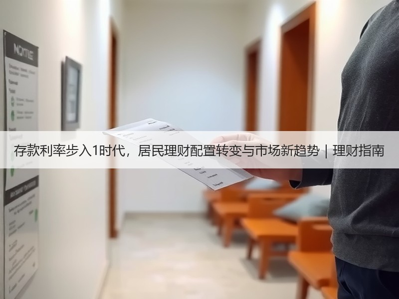 存款利率步入1时代，居民理财配置转变与市