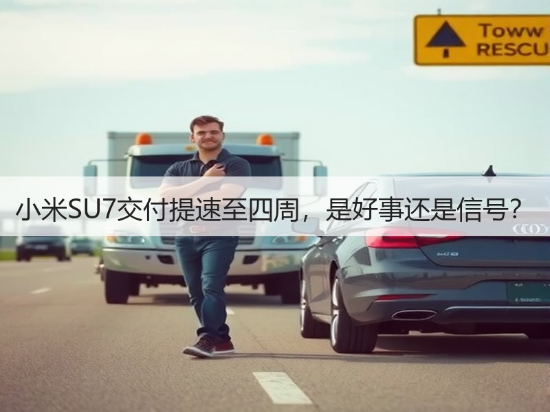小米SU7交付提速至四周，是好事还是信号
