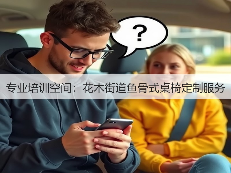 专业培训空间：花木街道鱼骨式桌椅定制服务