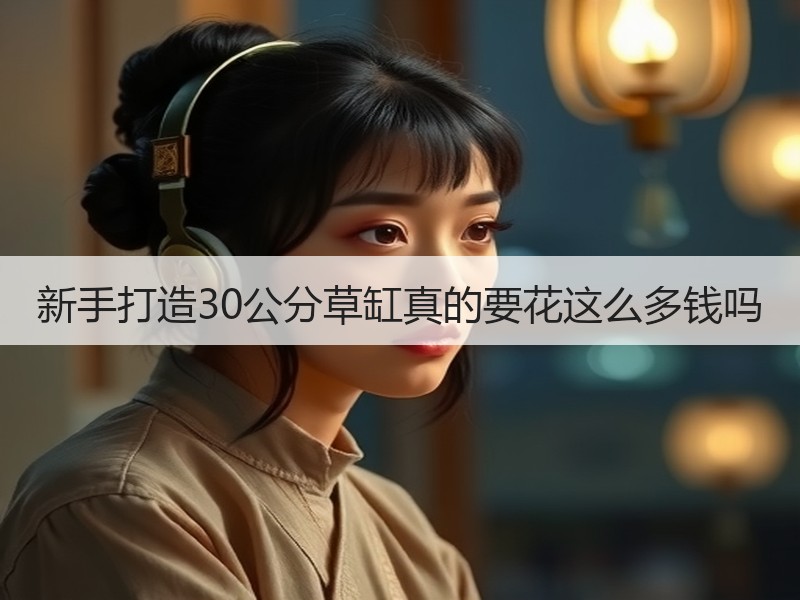 新手打造30公分草缸真的要花这么多钱吗