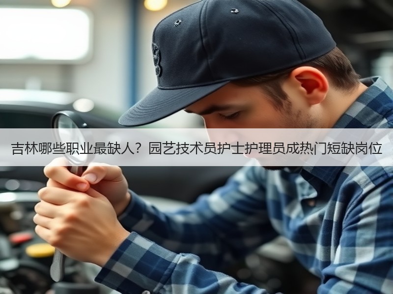 吉林哪些职业最缺人？园艺技术员护士护理员