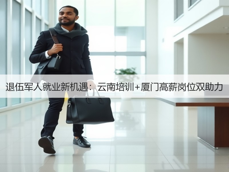 退伍军人就业新机遇：云南培训+厦门高薪岗