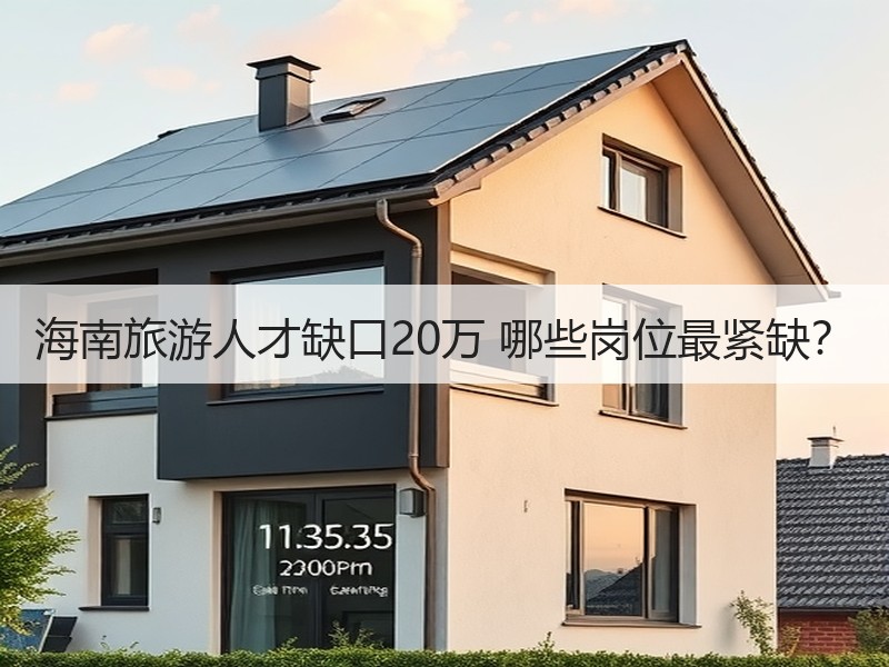 海南旅游人才缺口20万 哪些岗位最紧缺？