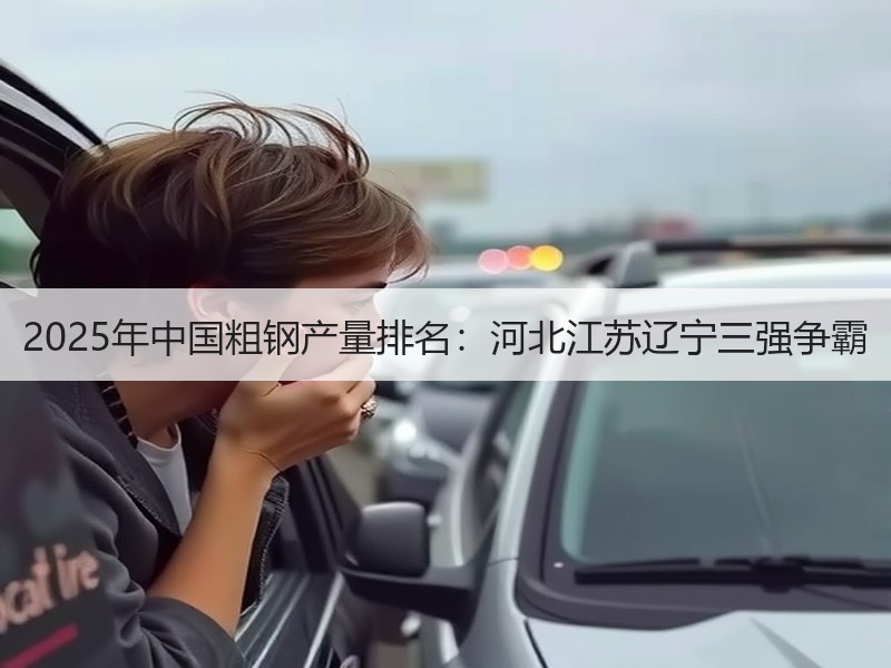 2025年中国粗钢产量排名：河北江苏辽宁