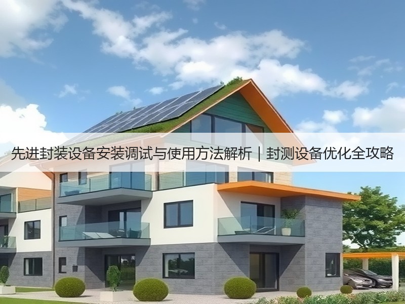 先进封装设备安装调试与使用方法解析｜封测