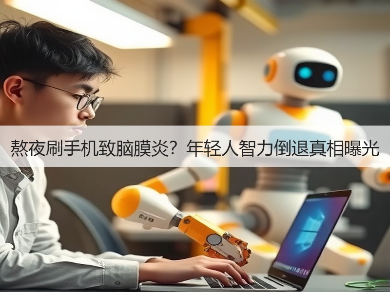 熬夜刷手机致脑膜炎？年轻人智力倒退真相曝