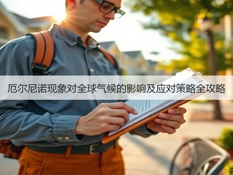 厄尔尼诺现象对全球气候的影响及应对策略全