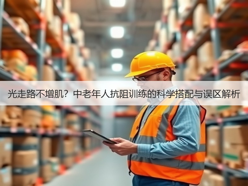 光走路不增肌？中老年人抗阻训练的科学搭配