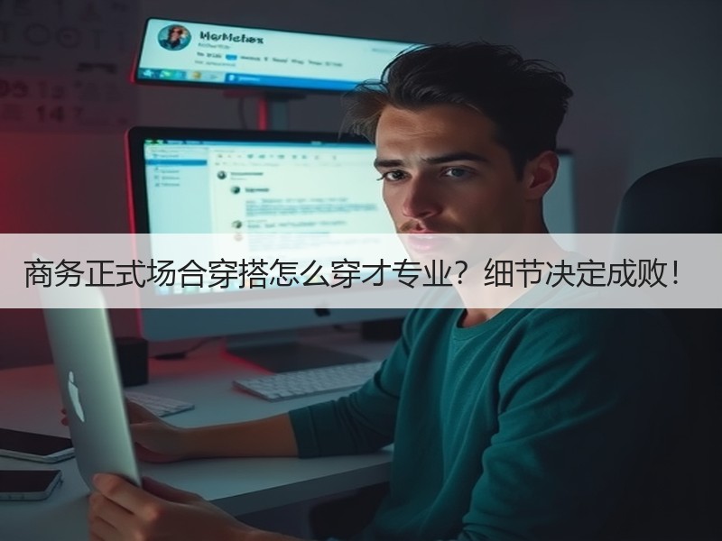 商务正式场合穿搭怎么穿才专业？细节决定成