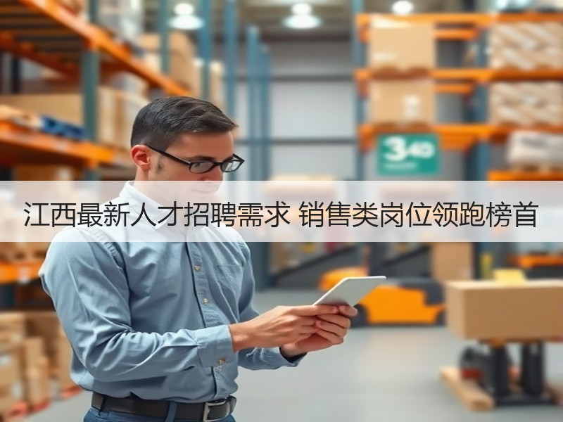 江西最新人才招聘需求 销售类岗位领跑榜首