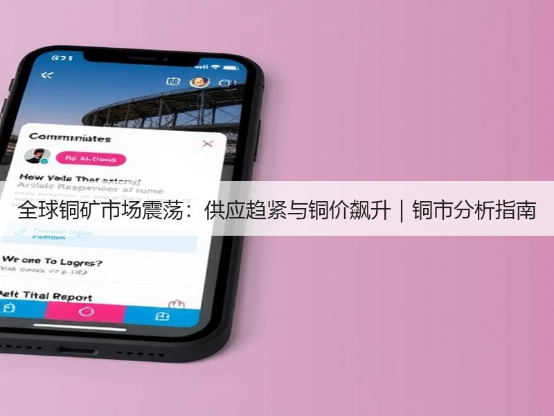 全球铜矿市场震荡：供应趋紧与铜价飙升｜铜