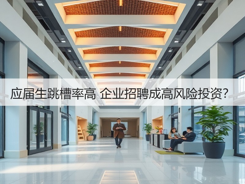 应届生跳槽率高 企业招聘成高风险投资？