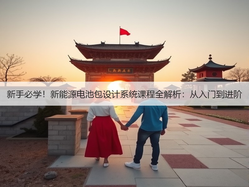 新手必学！新能源电池包设计系统课程全解析