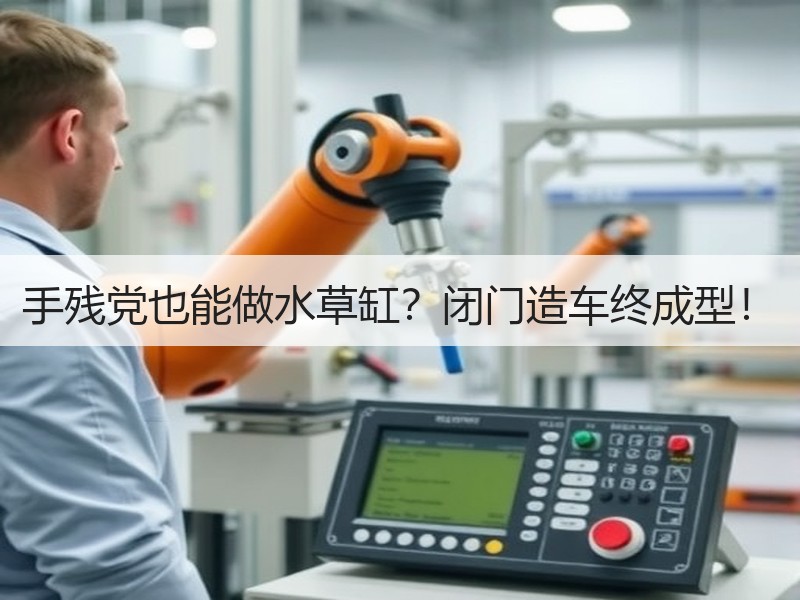 手残党也能做水草缸？闭门造车终成型！