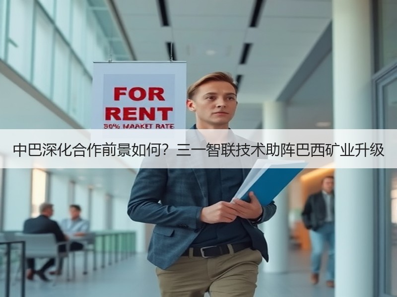 中巴深化合作前景如何？三一智联技术助阵巴