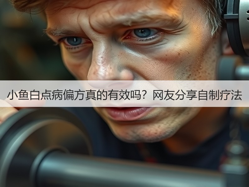 小鱼白点病偏方真的有效吗？网友分享自制疗