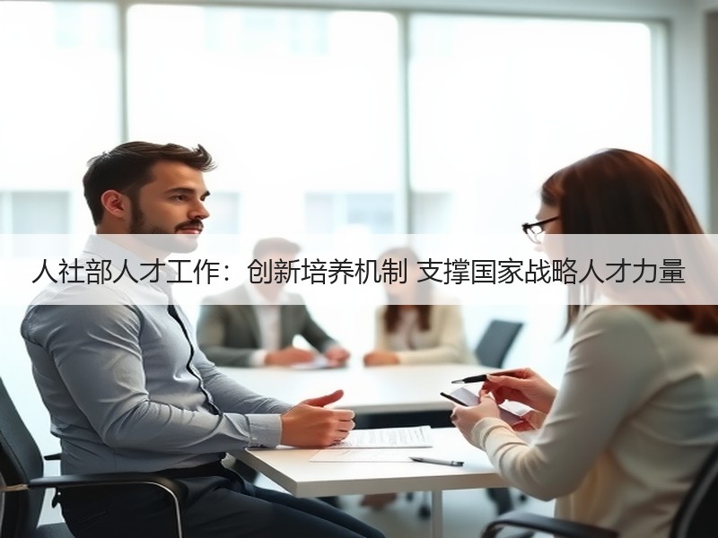 人社部人才工作：创新培养机制 支撑国家战