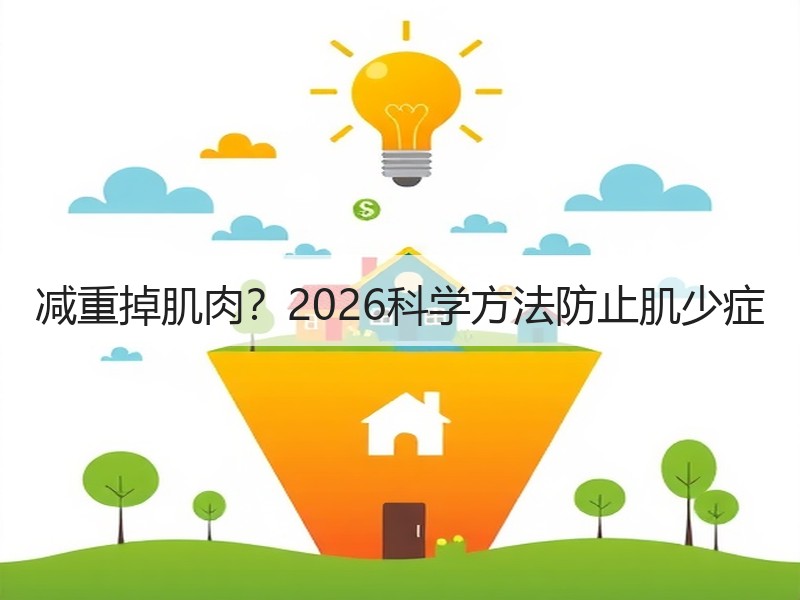 减重掉肌肉？2026科学方法防止肌少症
