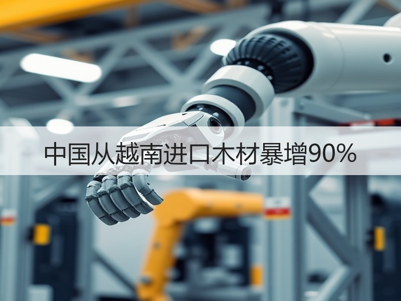 中国从越南进口木材暴增90%