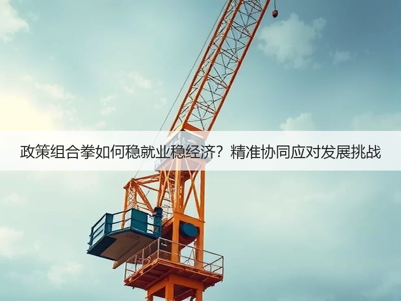 政策组合拳如何稳就业稳经济？精准协同应对