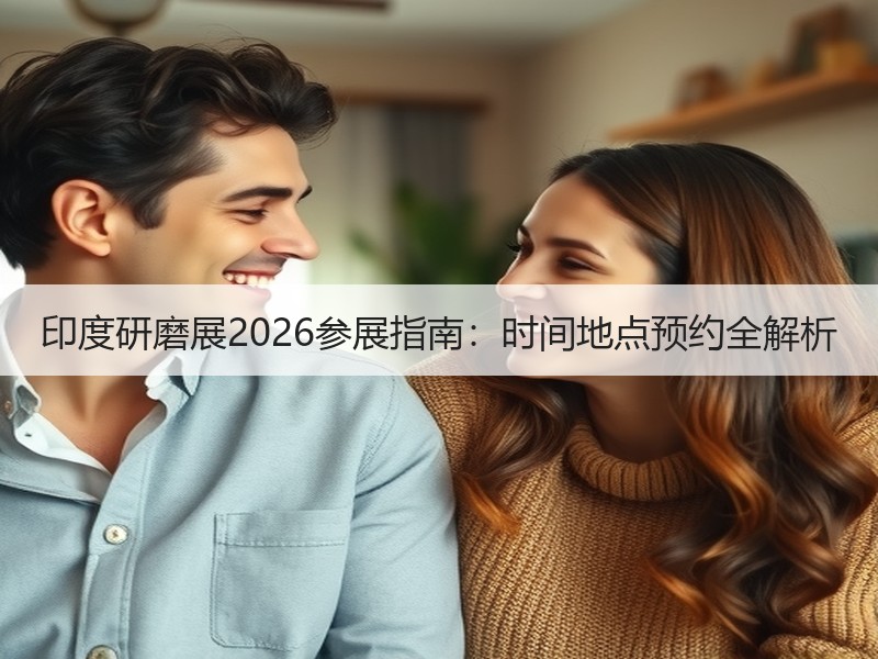 印度研磨展2026参展指南：时间地点预约
