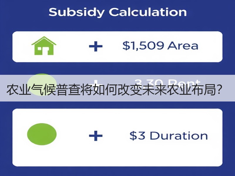 农业气候普查将如何改变未来农业布局？