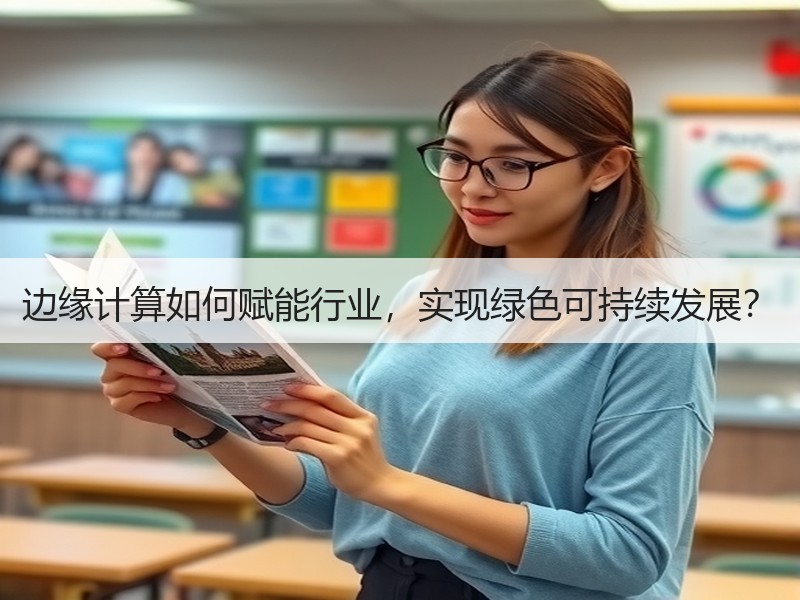 边缘计算如何赋能行业，实现绿色可持续发展