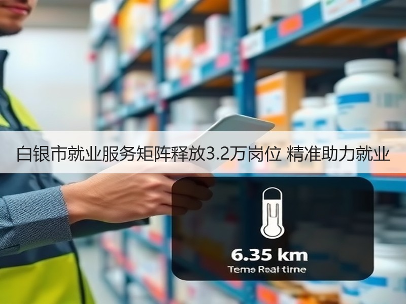 白银市就业服务矩阵释放3.2万岗位 精准