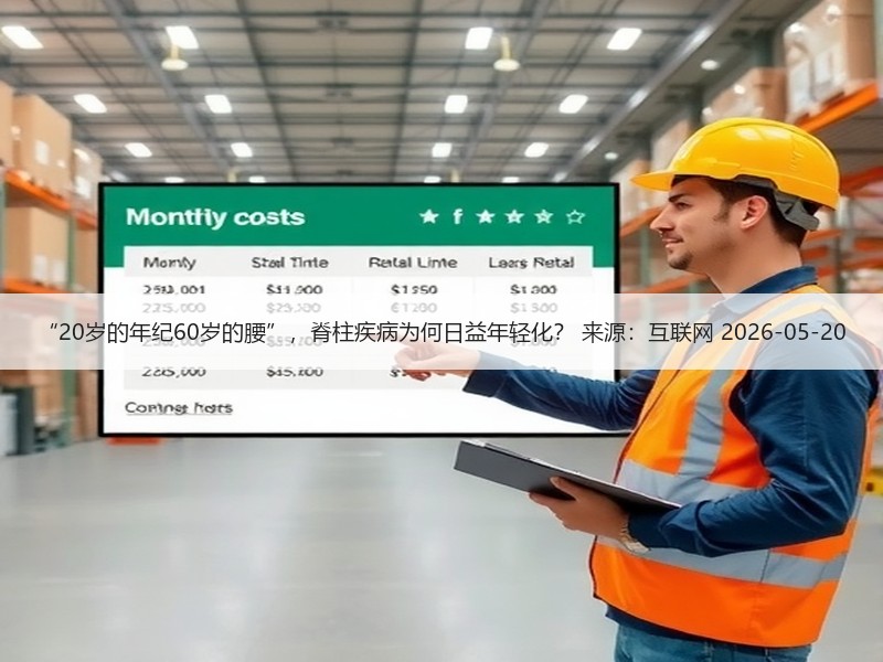 “20岁的年纪60岁的腰”，脊柱疾病为何