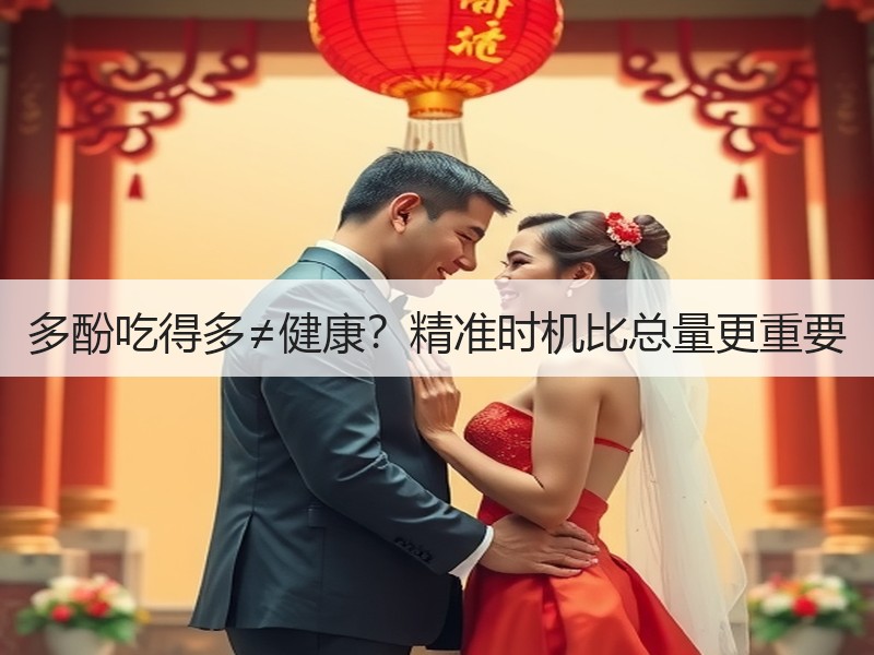 多酚吃得多≠健康？精准时机比总量更重要