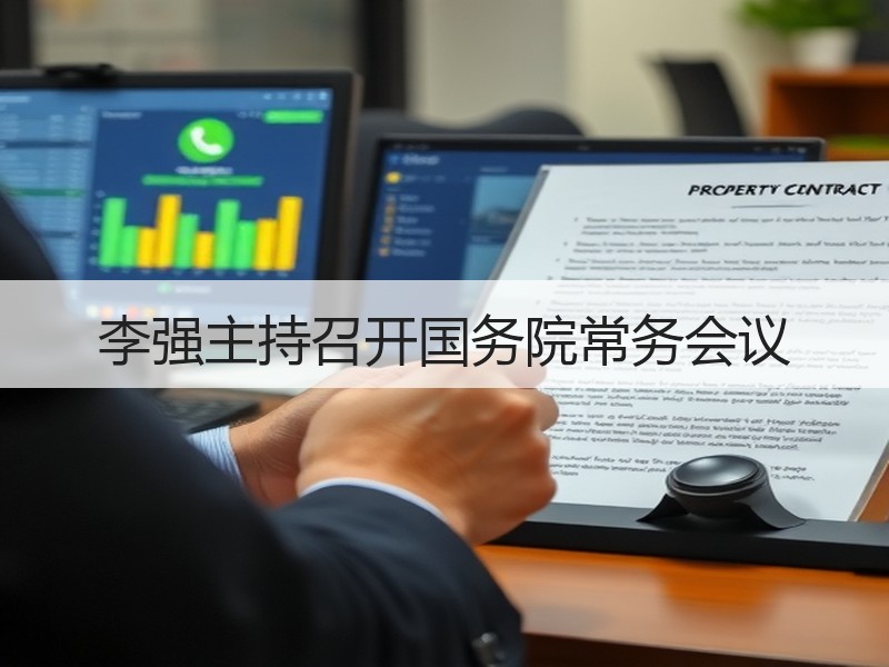 李强主持召开国务院常务会议