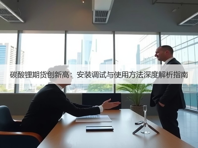 碳酸锂期货创新高：安装调试与使用方法深度