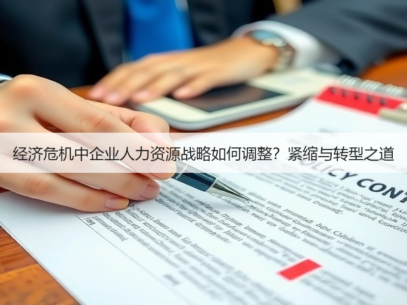 经济危机中企业人力资源战略如何调整？紧缩